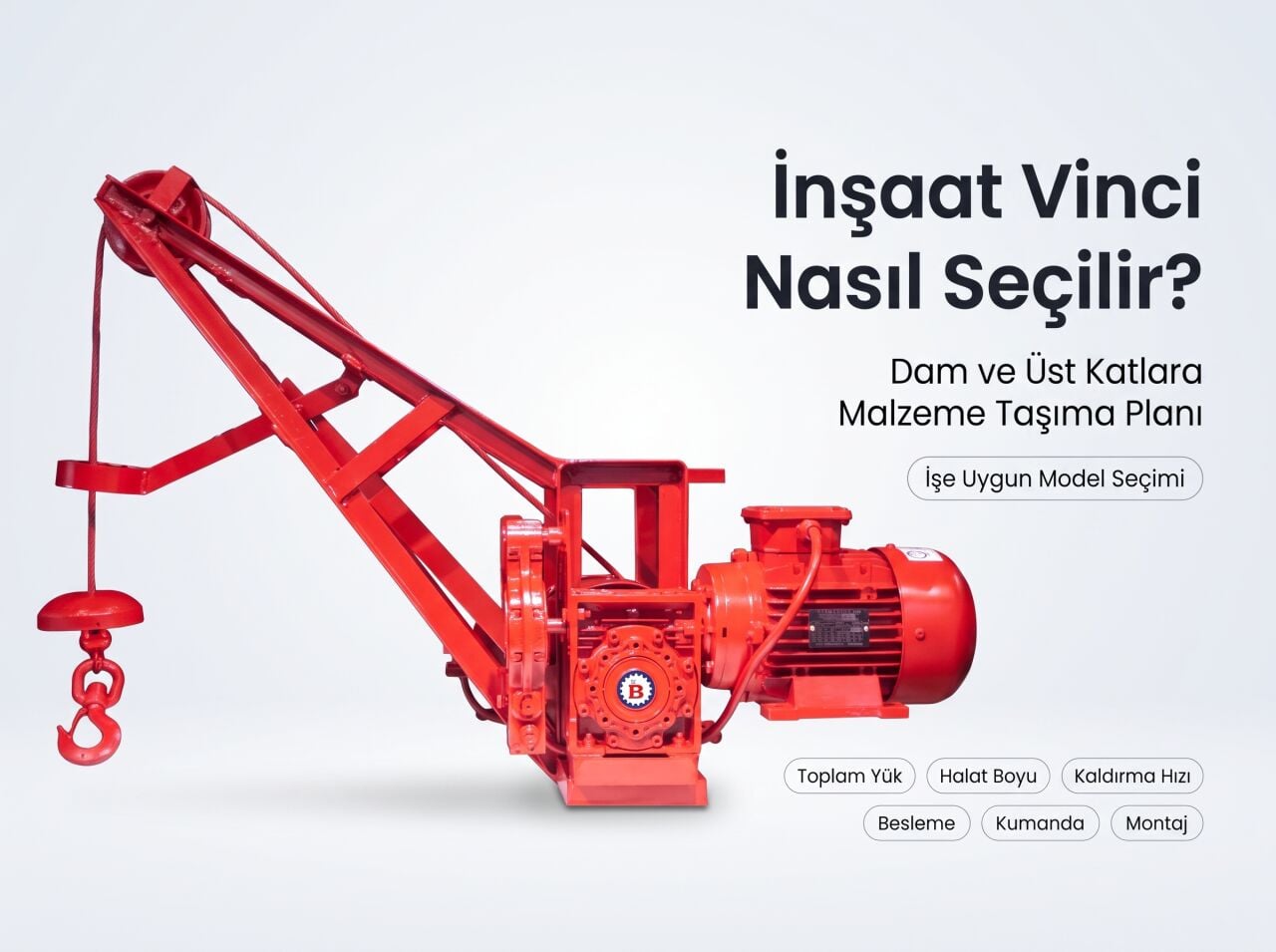 İnşaat Vinci Seçimi: Dam ve Üst Katlar