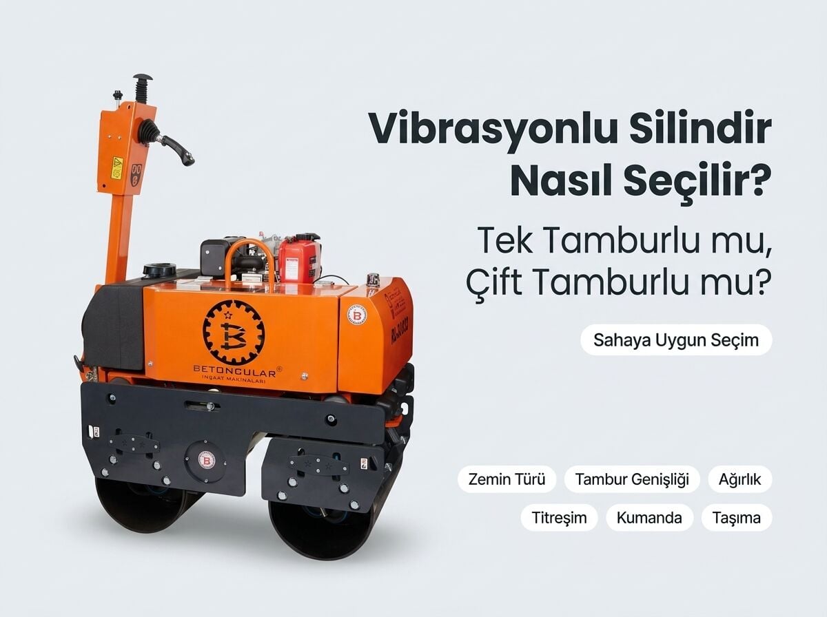 Vibrasyonlu Silindir Seçimi: Tek Tamburlu mu, Çift Tamburlu mu?