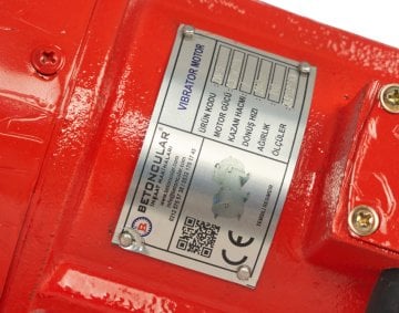 Satıh Ve Kalıp Vibratörü Monofaze 0.37 kw