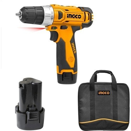 Ingco 12V Li-ion Şarjlı Matkap CDLI228120-2 +Çanta+Li-ion Pil